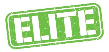 Yeşil grungy mühür işareti üzerine yazılmış ELITE metni.