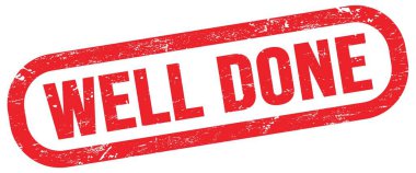 Aferin, kırmızı dikdörtgen damga işareti üzerinde metin.