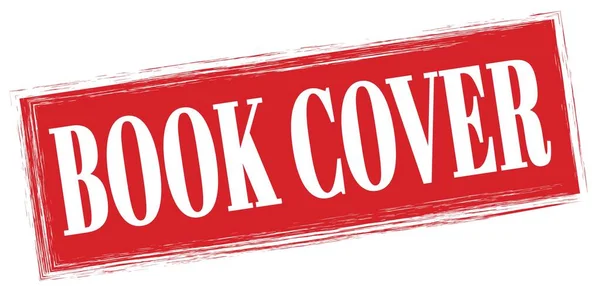 Book Cover Text Written Red Rectangle Stamp Sign — Stock Photo, Image