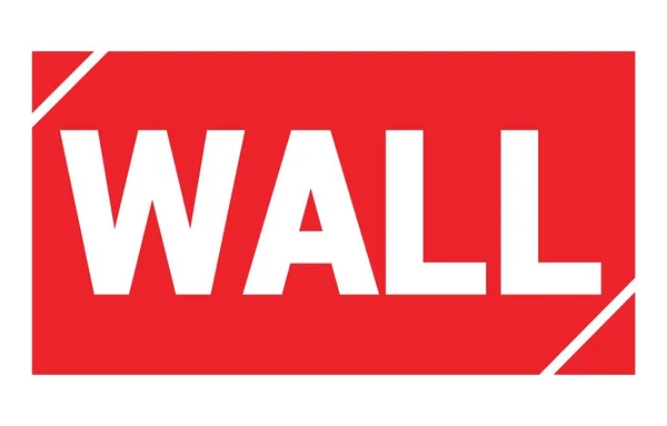 Wall Text Written Red Rectangle Stamp Sign — ストック写真