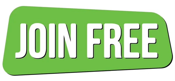 Join Free Text Written Green Trapeze Stamp Sign —  Fotos de Stock