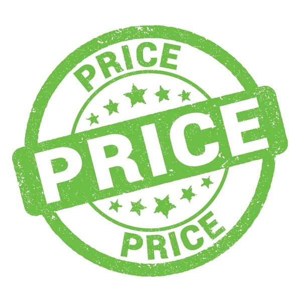 Price Text Written Green Grungy Stamp Sign — Fotografia de Stock