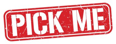 Kırmızı grungy mühür işareti üzerine yazılmış ME metni seçin.