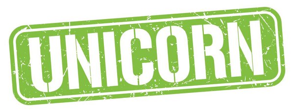 Текст UNICORN написан на зеленом грифе.