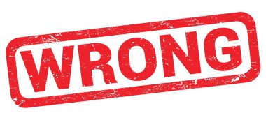 Kırmızı dikdörtgen pul işaretinde yanlış metin.