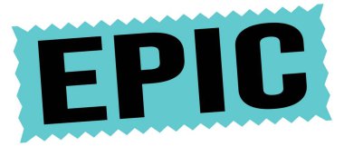 EPIC metni mavi-siyah zig-zag işareti üzerine yazılmış.