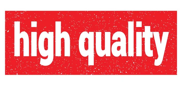 High Quality Text Written Red Grungy Stamp Sign — Photo