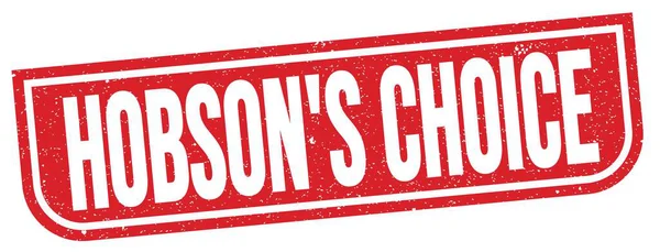 HOBSON 'IN SEÇİMLERİ Kırmızı grungy işareti üzerine yazılmış metin.