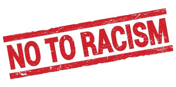 Racism Text Written Red Rectangle Stamp Sign — Fotografia de Stock