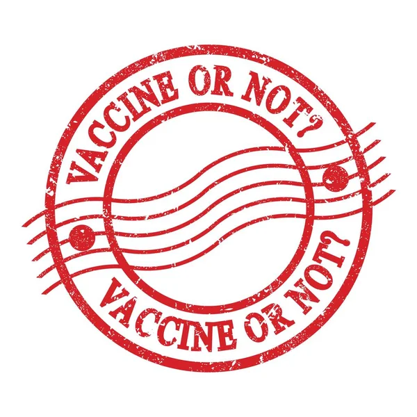 Vaccine Text Written Red Grungy Postal Stamp — Stockfoto