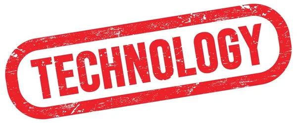 TEKNOLOJİ, kırmızı dikdörtgen mühür işareti üzerinde metin.