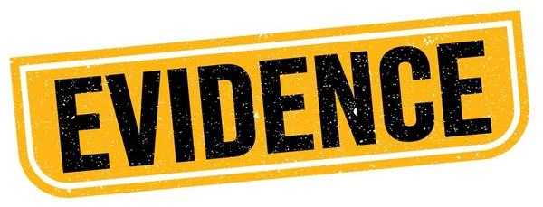 Evidence Text Written Yellow Black Grungy Stamp Sign — 스톡 사진