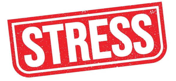 Stress Text Written Red Grungy Stamp Sign — Foto Stock