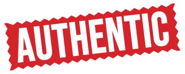 Kırmızı zig-zag işareti üzerine yazılmış ATHENTIC metin.