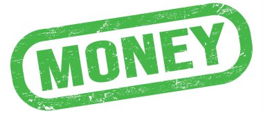 Para, yeşil dikdörtgen mühür işareti üzerine yazılmış metin.