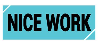 Mavi-siyah grungy işareti üzerine yazılmış güzel çalışma metni.