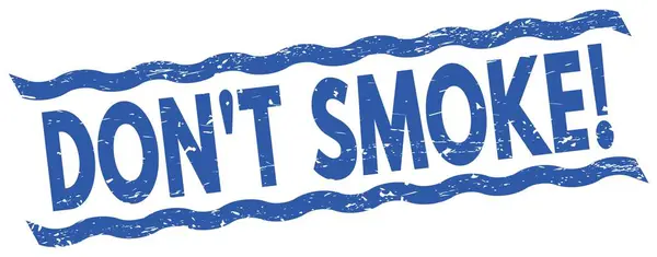 Don Smoke Text Written Blue Lines Stamp Sign — Foto de Stock