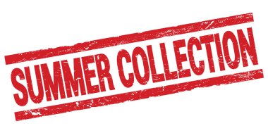 Kırmızı dikdörtgen damga işareti üzerine yazılmış YAZ Collextion metni.