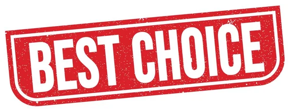 Best Choice Text Written Red Grungy Stamp Sign — Photo