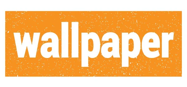 Wallpaper Text Written Orange Grungy Stamp Sign — Stockfoto