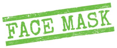 Yeşil grungy çizgileri işareti üzerine yazılmış yüz kitle metni.