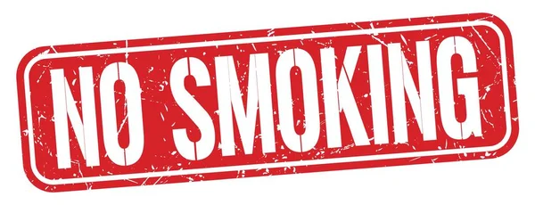 Smoking Text Written Red Grungy Stamp Sign — Foto de Stock