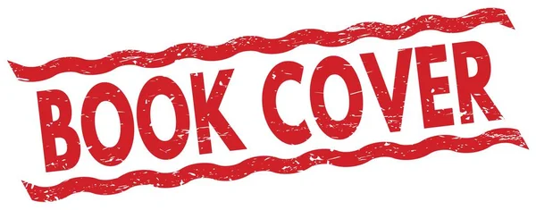 Book Cover Text Written Red Lines Stamp Sign — Stock Photo, Image