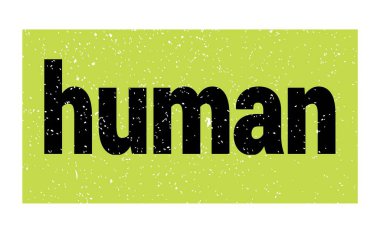 Yeşil-siyah grungy işareti üzerine yazılmış insan metni.