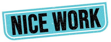 Mavi-siyah grungy işareti üzerine yazılmış güzel çalışma metni.