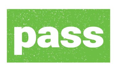 Yeşil grungy mühür işareti üzerine yazılmış metni geçir.