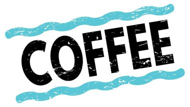 Mavi-siyah satır işareti üzerine yazılmış kahve metni.