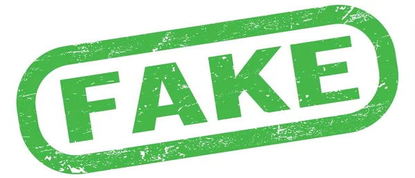 Fake Text Written Green Rectangle Stamp Sign — Fotografia de Stock