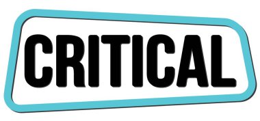 Mav- siyah trapez damgası üzerine yazılmış CRITICAL metni.