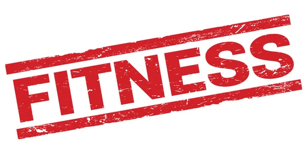 Fitness Text Written Red Rectangle Stamp Sign — Foto de Stock