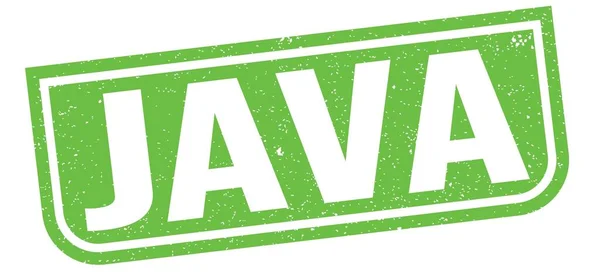 Текст Java Зеленому Шліфувальному Знаку — стокове фото