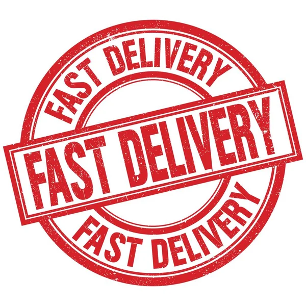 Fast Delivery Text Written Word Red Stamp Sign — Foto Stock