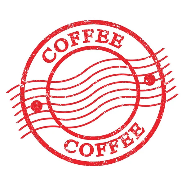 Kahve Kırmızı Grungy Posta Pulu Üzerine Yazılmış Metin — Stok fotoğraf