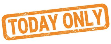 Bugün sadece turuncu dikdörtgen mühür işareti üzerine yazılmış metin.