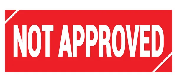 Approved Text Written Red Grungy Stamp Sign — Stock Photo, Image