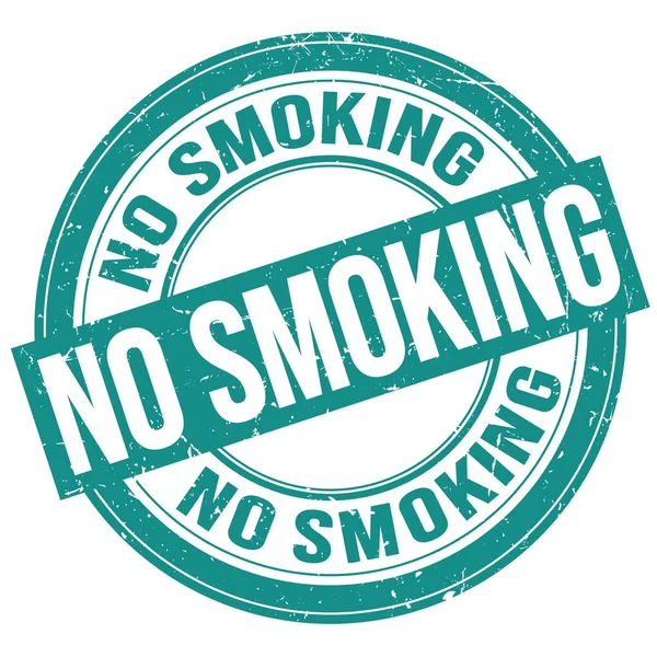 Niet Roken Tekst Geschreven Blauwe Ronde Grungy Zegel Teken — Stockfoto