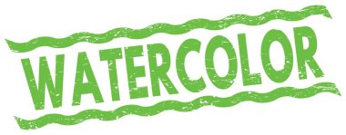 Yeşil çizgi işareti üzerine yazılmış SATERCOLOR metni.