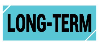 Mavi-siyah grungy işareti üzerine yazılmış uzun dönem metni.