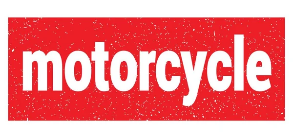 Motorcycle Text Written Red Grungy Stamp Sign — Stock Photo, Image