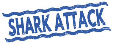 Shark Saldırı metni mavi satır işareti üzerine yazılmış.