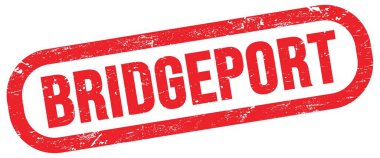 BRIDGEPORT, kırmızı dikdörtgen işareti üzerinde metin.