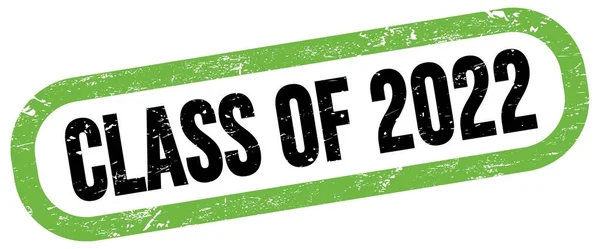 Class Van 2022 Tekst Groen Zwarte Rechthoek Stempel Teken — Stockfoto