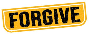 Sarı-siyah müstehcen işareti üzerine yazılmış affedici metin.