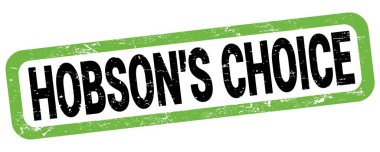 HOBSON 'IN SEÇİMİ metin yeşil-siyah dikdörtgen işareti üzerine yazılmış.