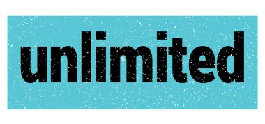 mavi-siyah grungy işareti üzerine yazılmış sınırsız metin.