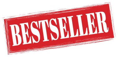 Kırmızı dikdörtgen damga işareti üzerine yazılmış BESTSELLER metni.